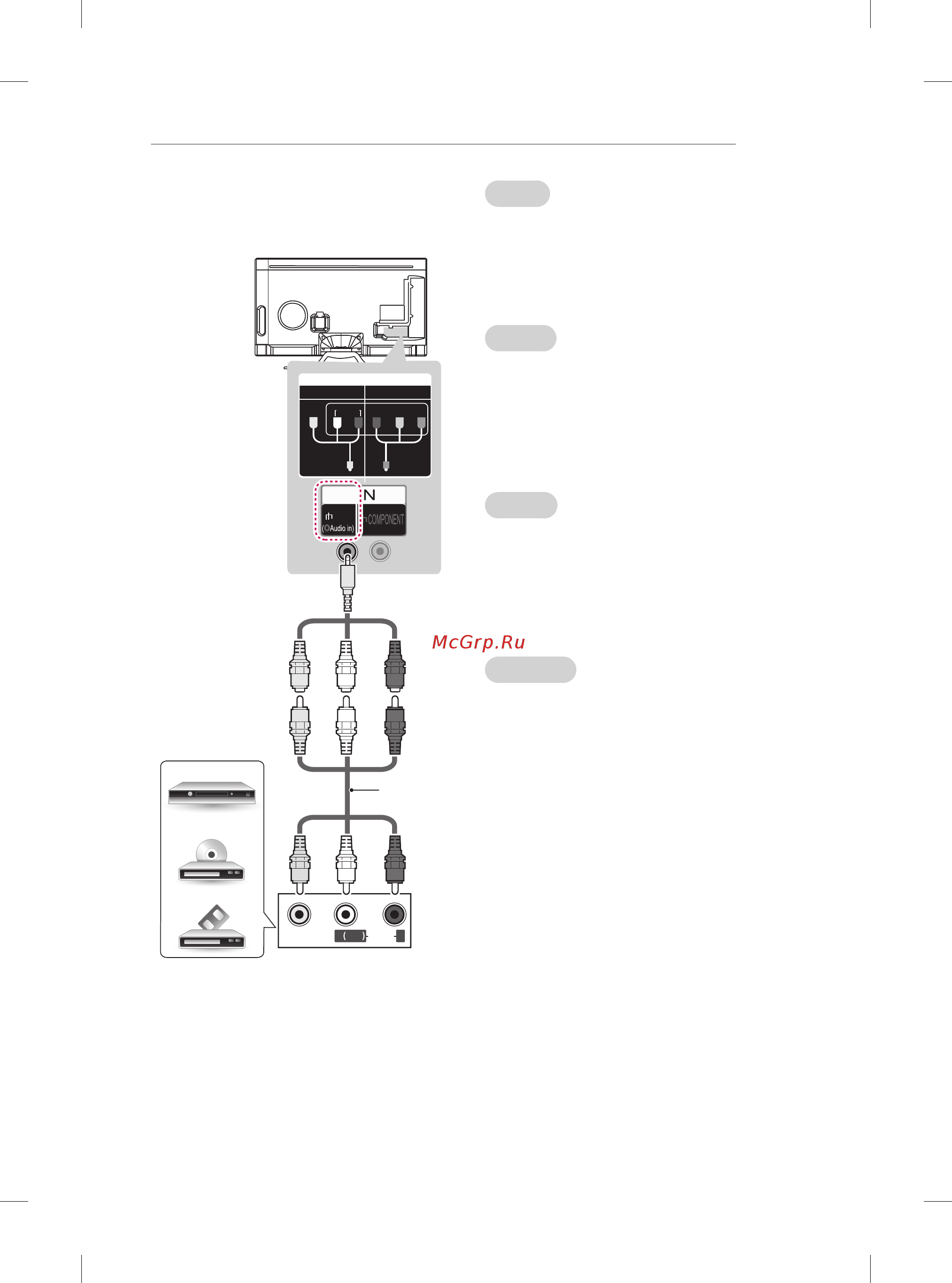 LG 55LA970V [17/176] Composite connection