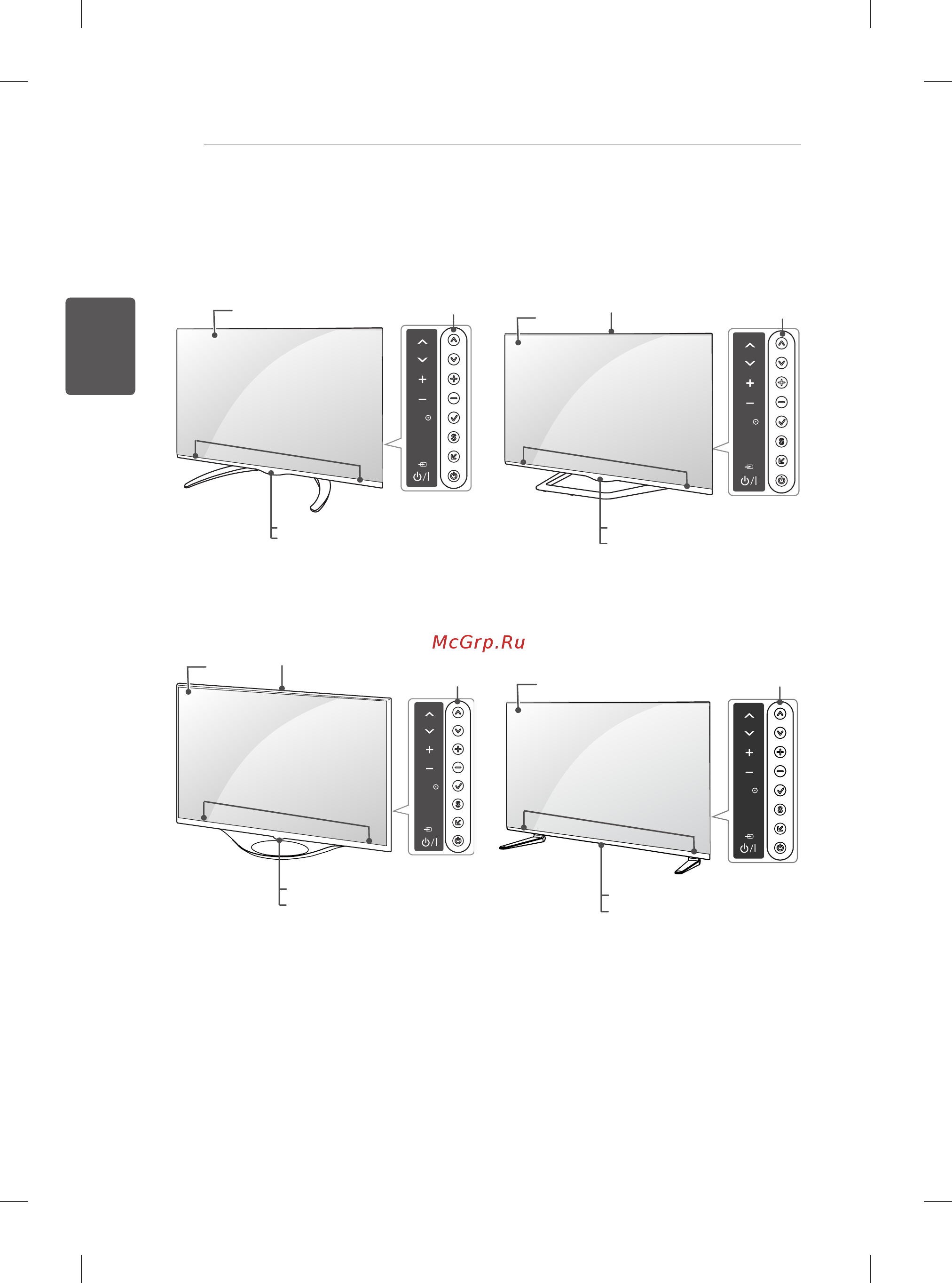 LG 55LA970V [82/176] Элементы и кнопки
