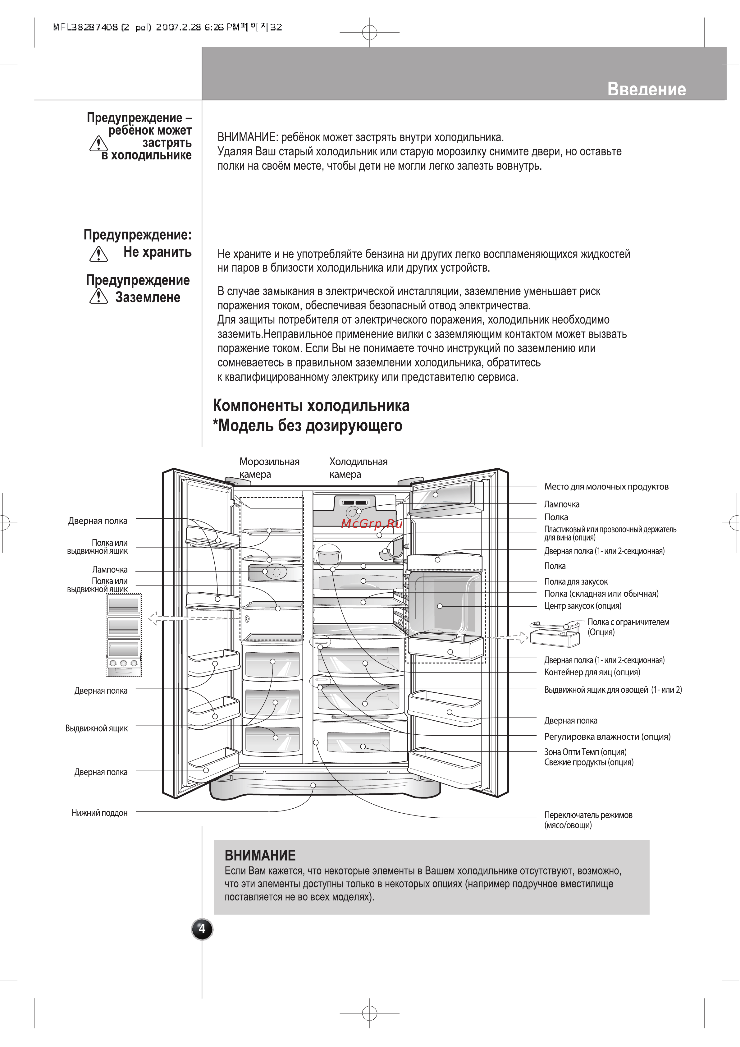 LG GW-P227HLXA Инструкция по эксплуатации онлайн [3/31] 88209