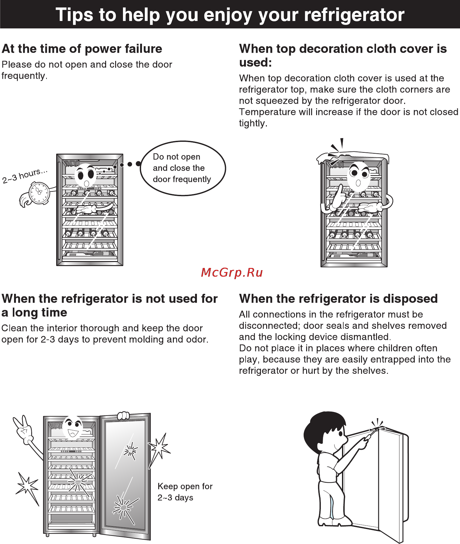 LG GR-W141BXG [20/62] Tips to help you enjoy your refrigerator