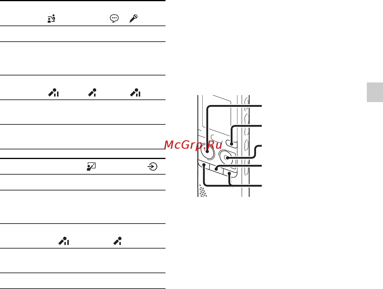 Sony ICD-PX312 [37/163] Параметры scene select