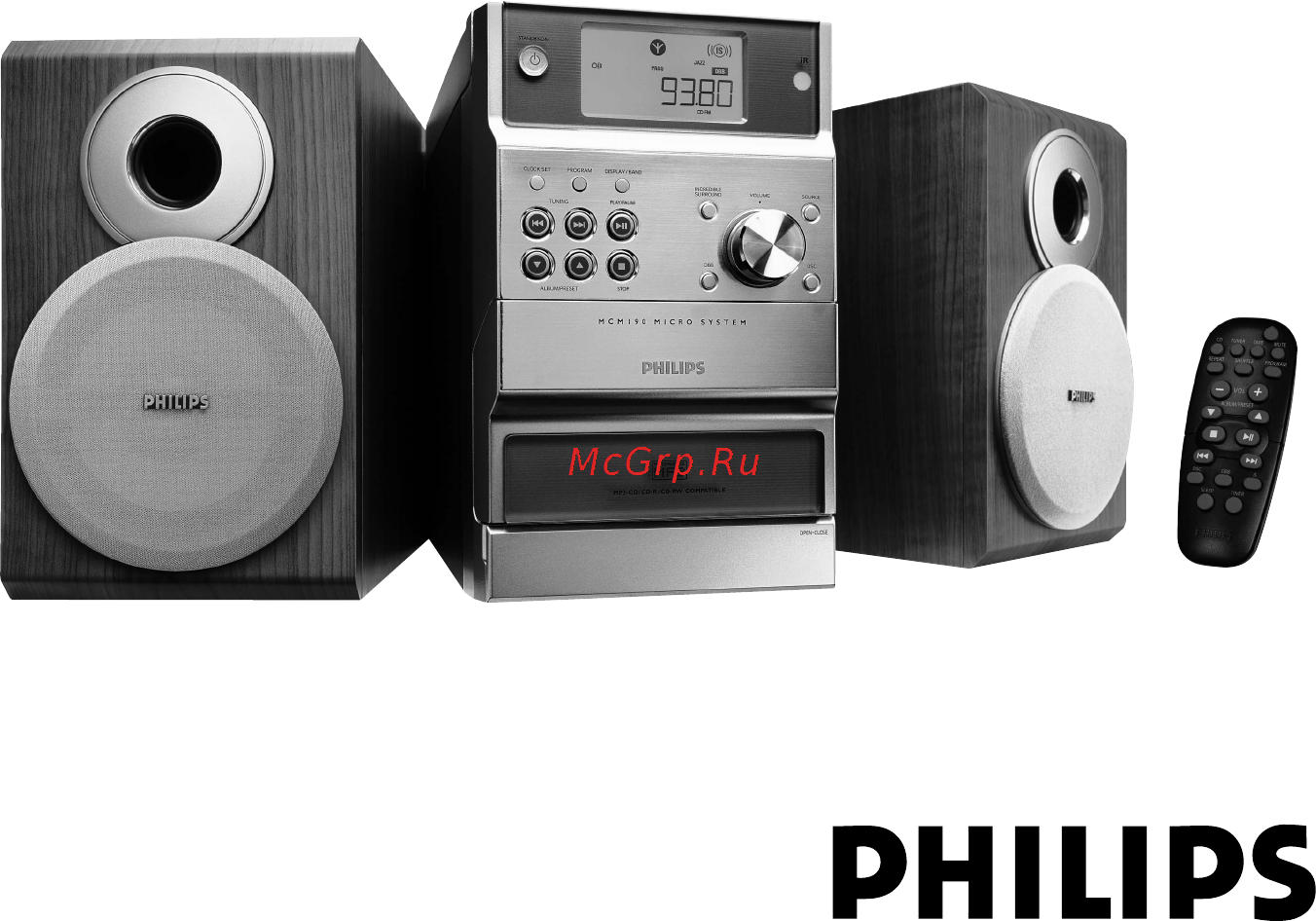 Philips MCM190 Инструкция по эксплуатации онлайн
