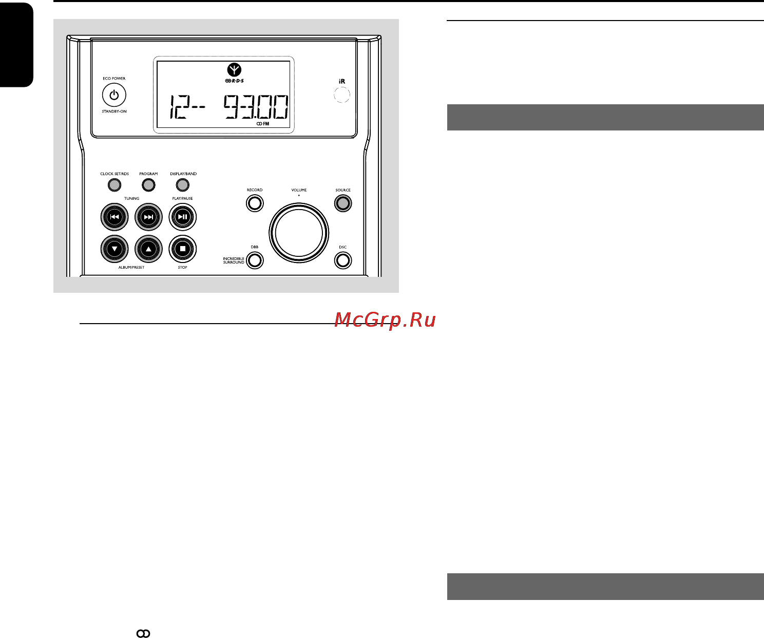 Philips MCM 390/22 [14/21] Прием радио