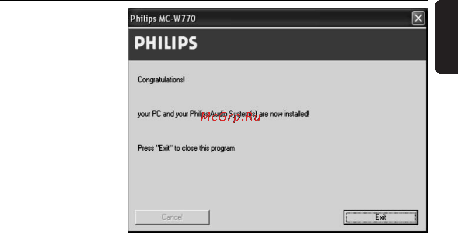 Philips MCW770 [19/60] Беспроволочная компьютерная цепь