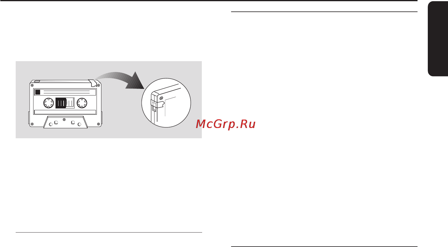 Philips MCM7 [21/26] Работа магнитофона запись