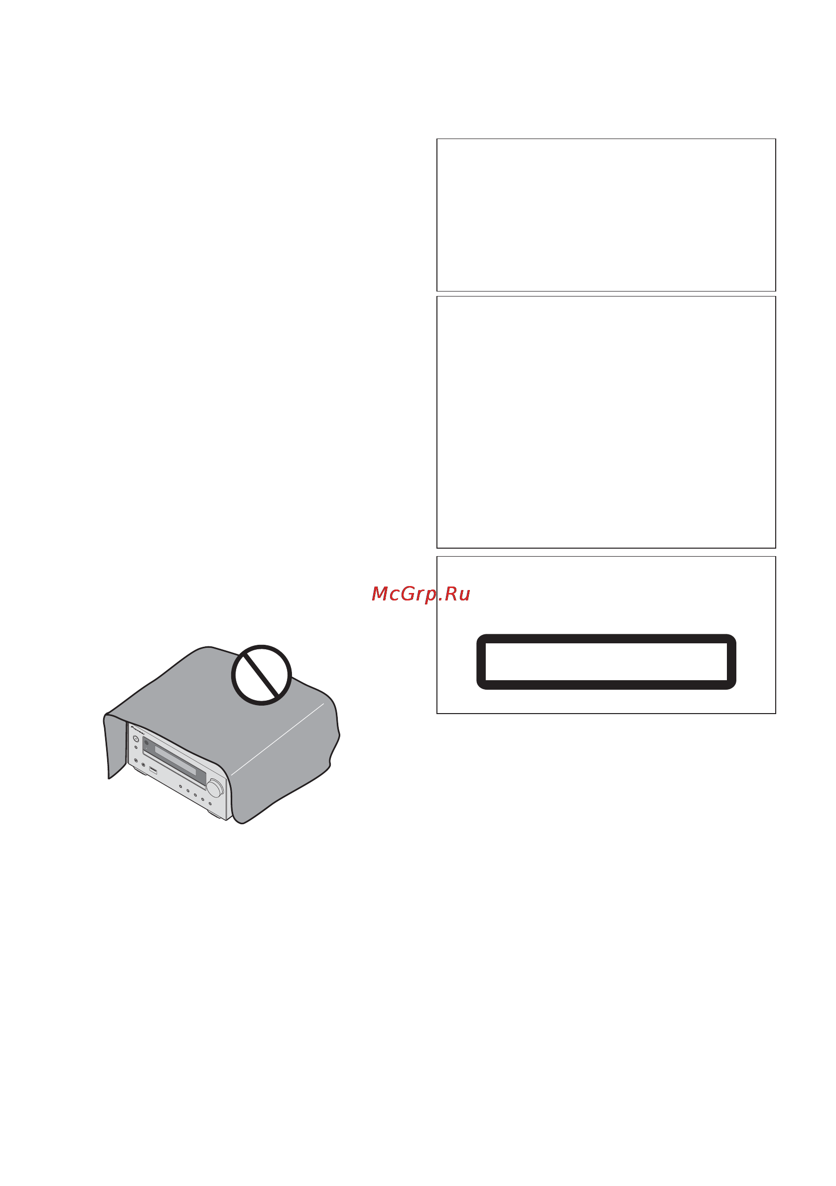 Pioneer X-HM51-K [146/256] Belangrijke informatie betreffende de ventilatie