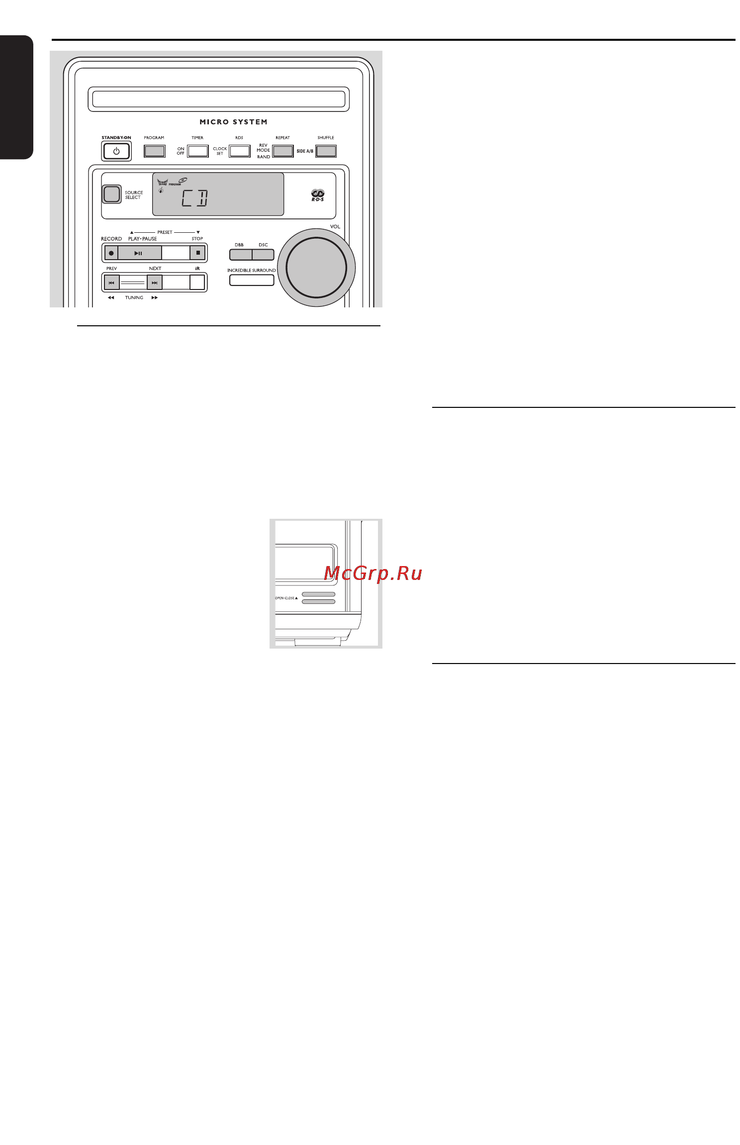 Philips MC260 [12/22] Выбор другой звуковой дорожки