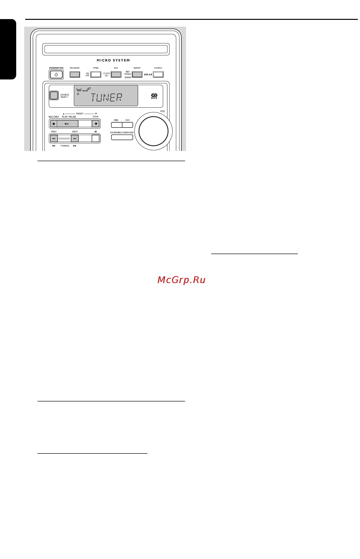 Philips MC260 [14/22] Радиоприемник