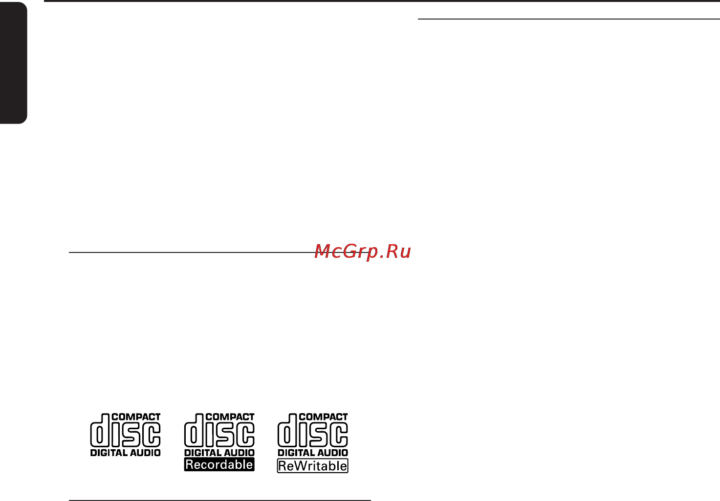 Philips MC-M570 [16/26] Операции с дисками