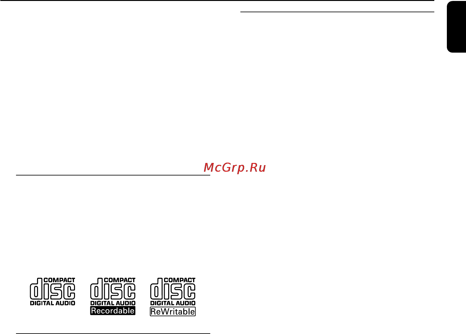 Philips MCM530 [17/27] Операции с дисками