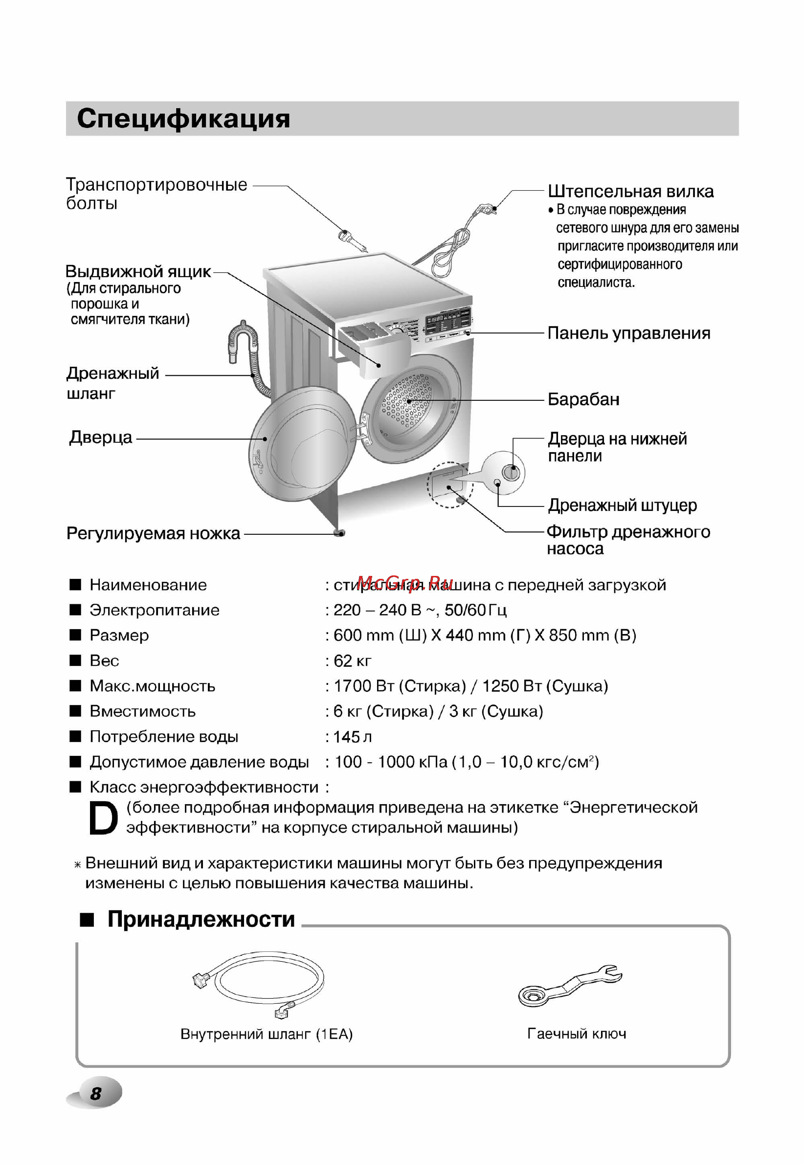 LG F1296CDP3 [8/40] Барабан