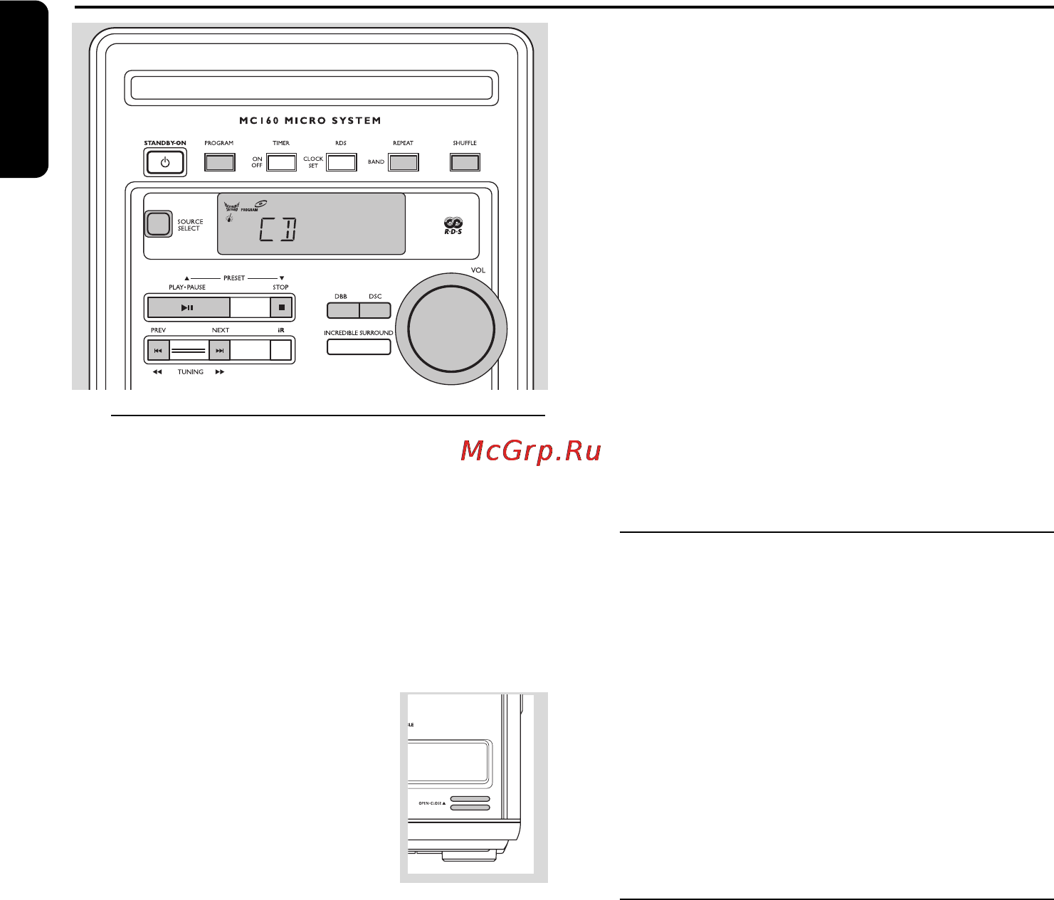 Philips MC160 [12/22] Выбор другой звуковой дорожки