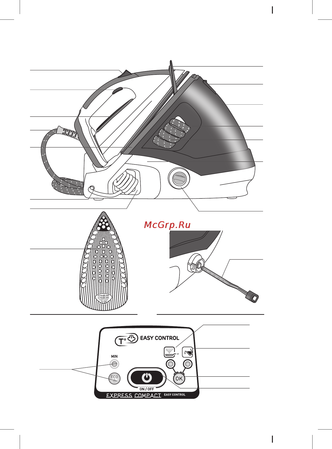 Tefal Expr Compact Easy Contr GV7630E0 Инструкция по эксплуатации онлайн [2/16] 88344