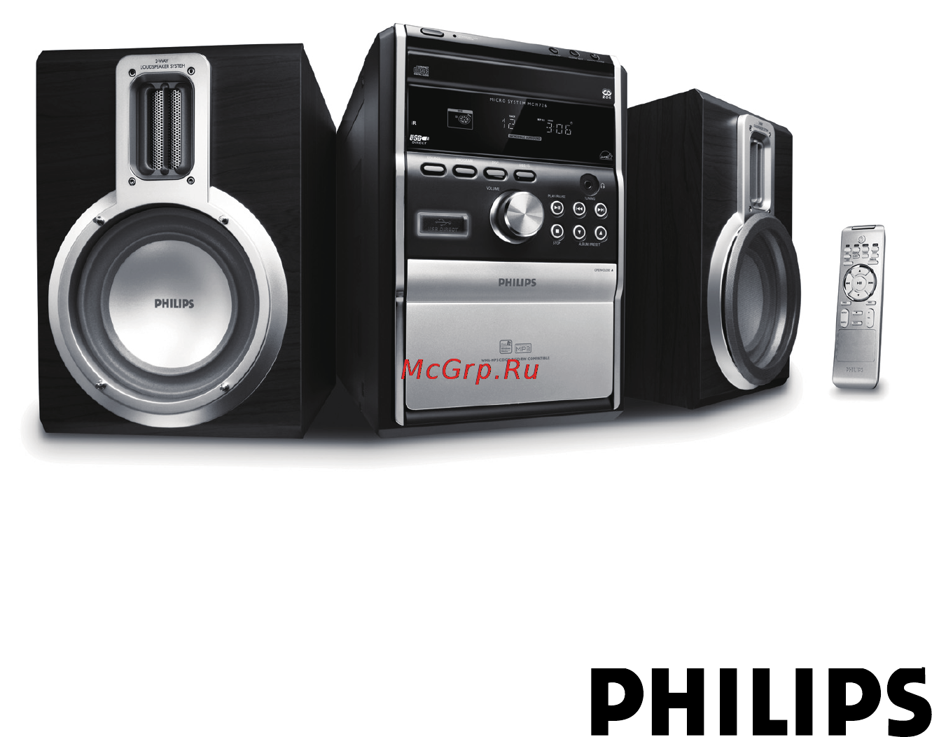Philips MCM726 Инструкция по эксплуатации онлайн