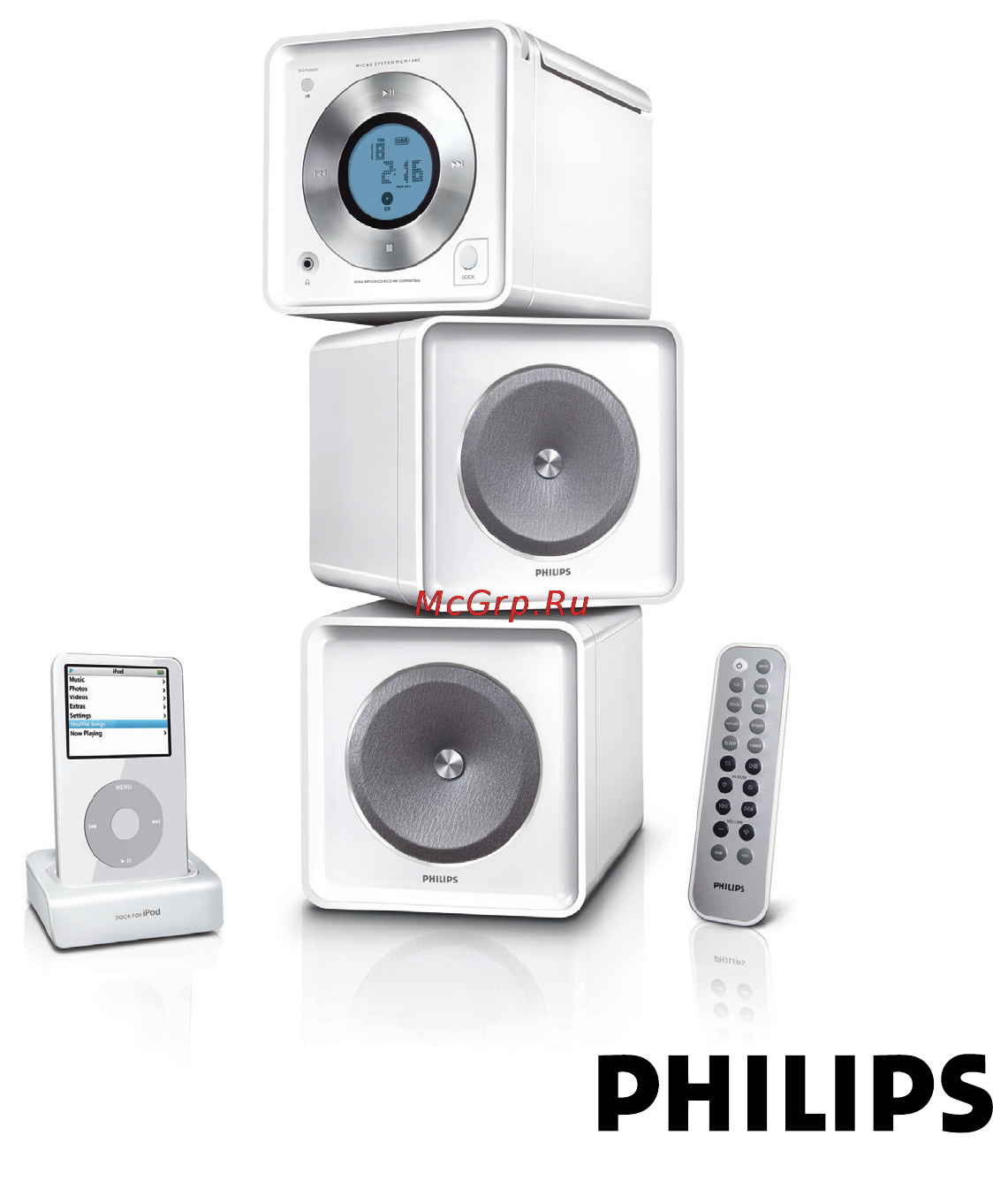 Philips MCM138D Инструкция по эксплуатации онлайн