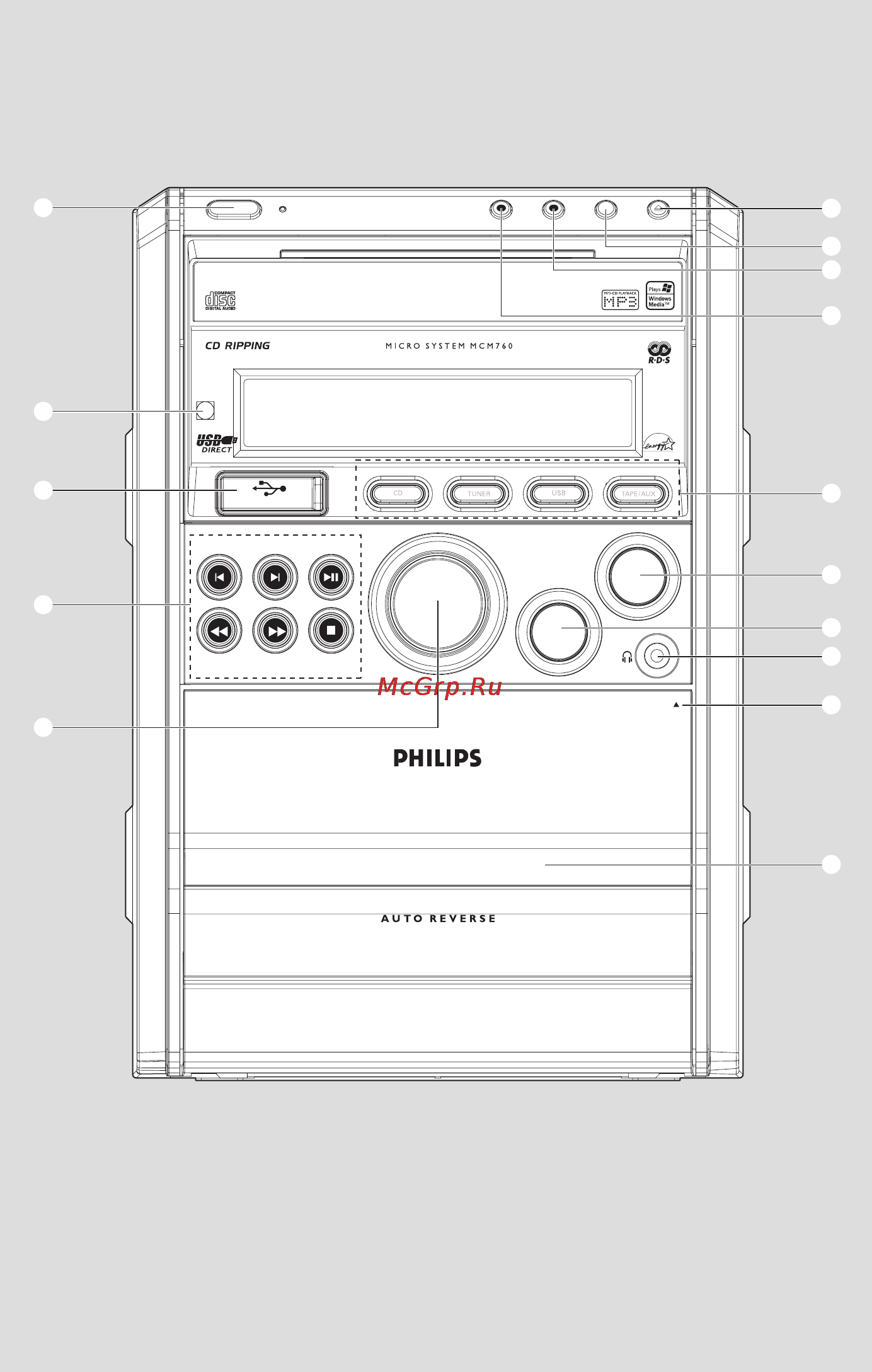 Philips MCM760 Инструкция по эксплуатации онлайн [3/33] 88373