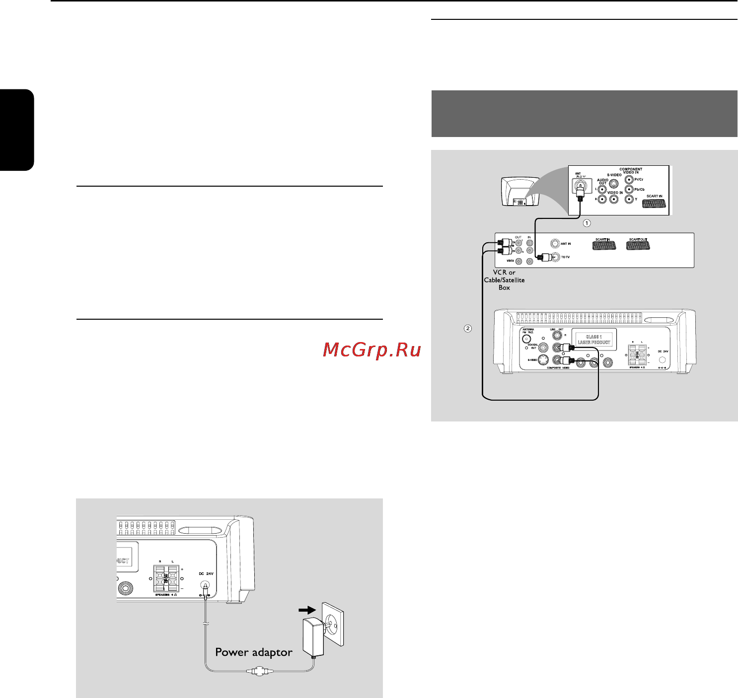 Philips MCD179 [11/41] Èó óúó í