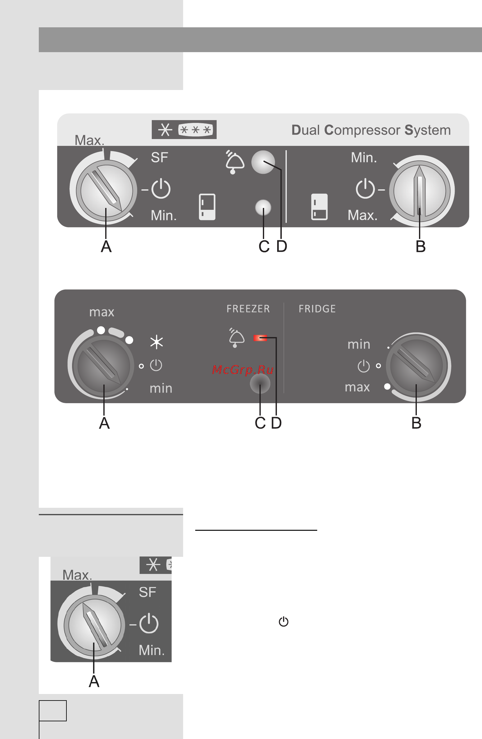 Gorenje RK60359OR [22/40] Управление прибором механическое управление