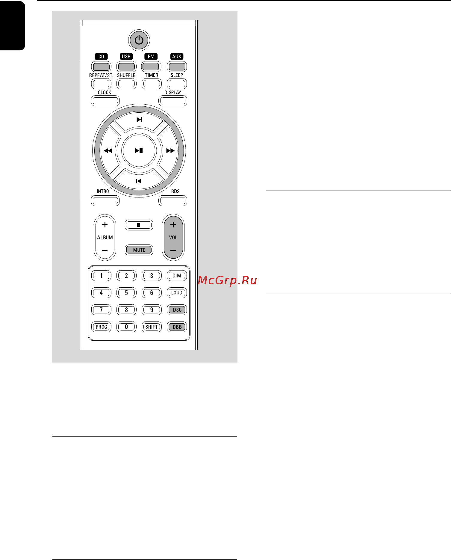 Philips MCM710 [14/28] Основные функции