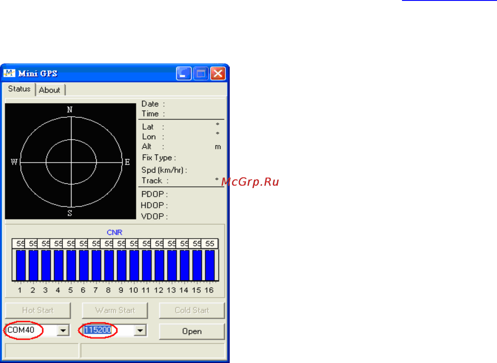 Globalsat BT-821 [9/12] Программы minigps