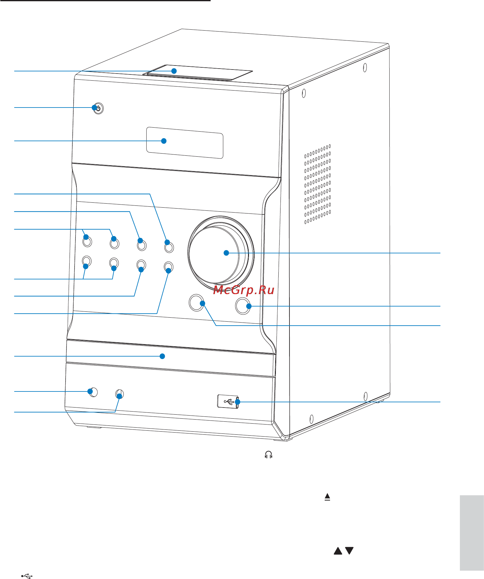 Philips DCM377 [6/24] Описание основного устройства
