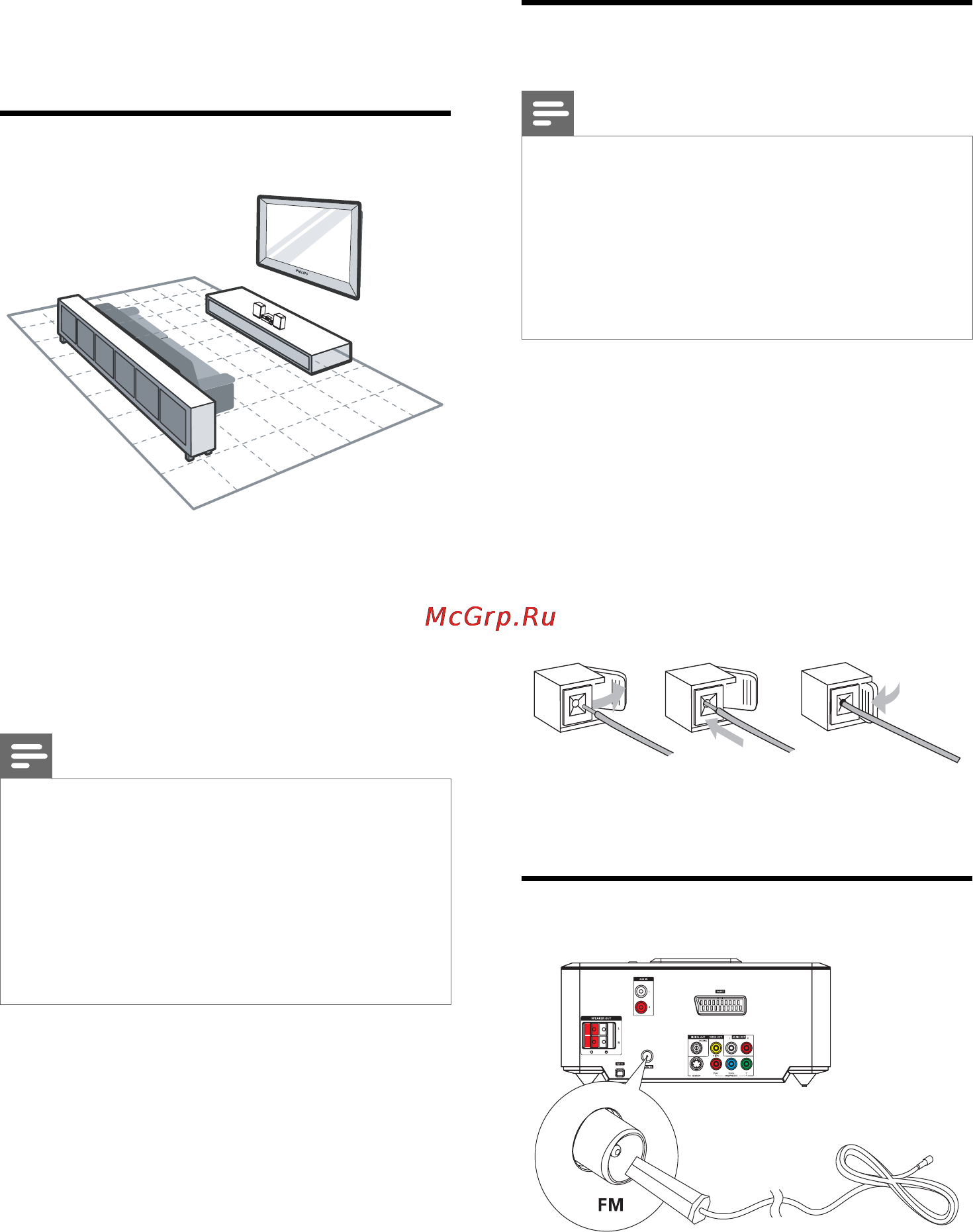 Philips MCD712 [11/277] Pripojení