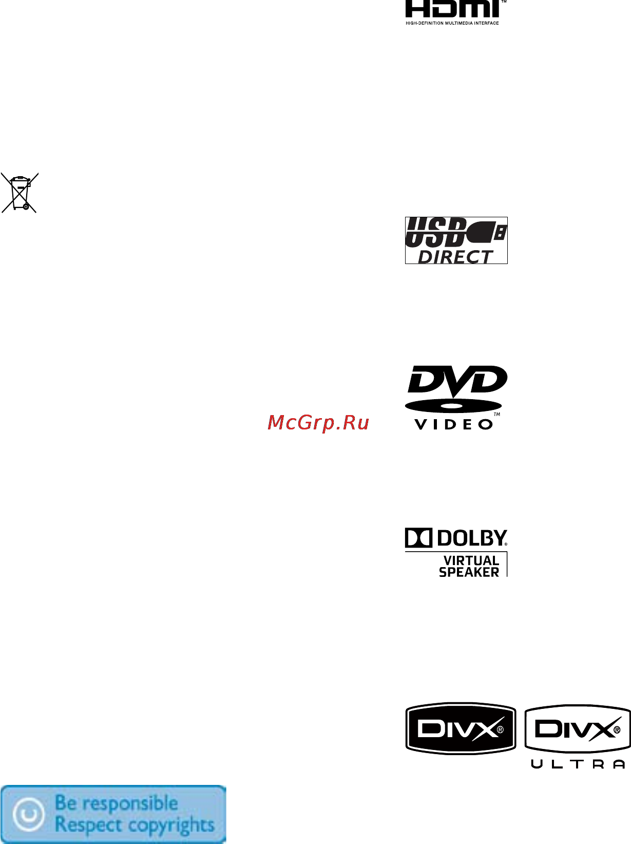 Philips MCD388 Инструкция по эксплуатации онлайн [8/50] 88460