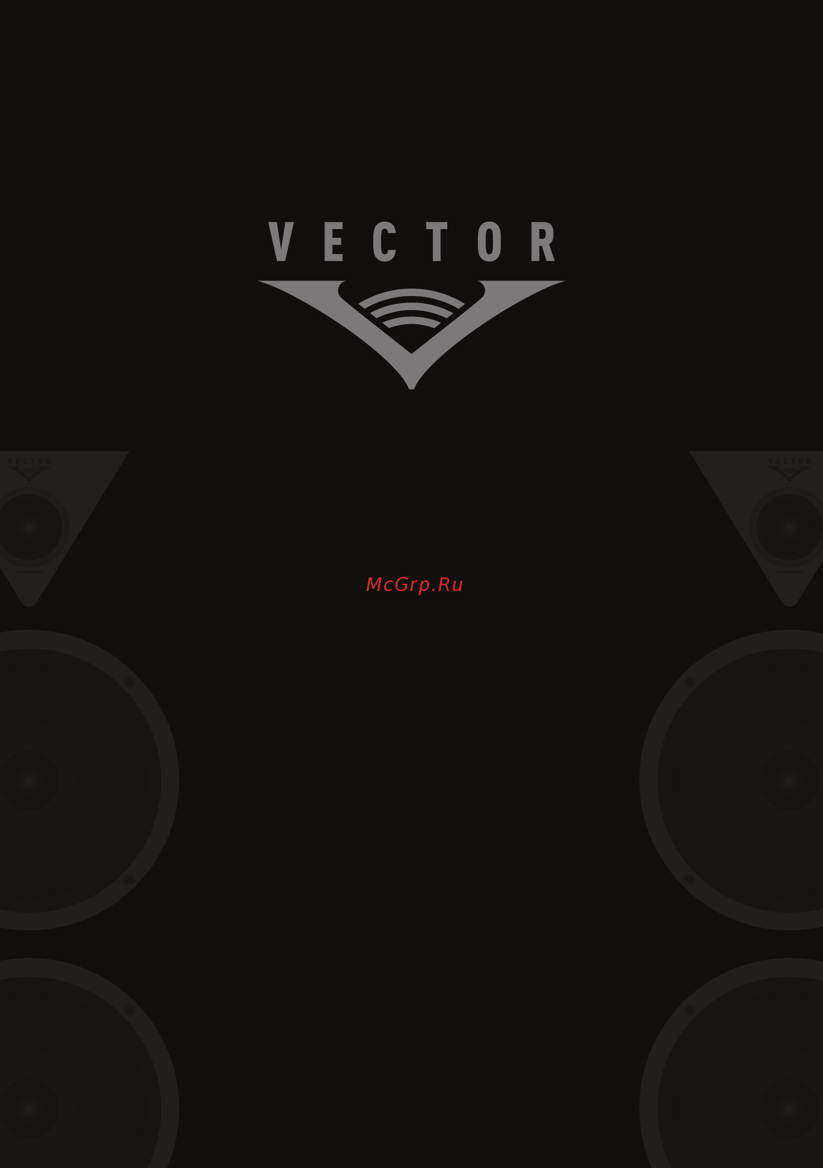 Vector HX250m Инструкция по эксплуатации онлайн