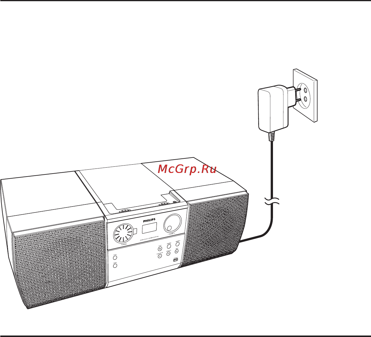 Philips MCM1006 [10/28] Включение и выбор источника