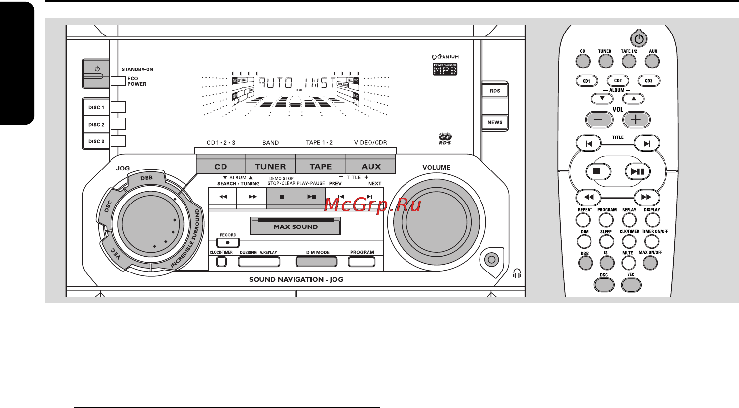 Philips FWM390 [12/32] Подключить и пpоигpывать