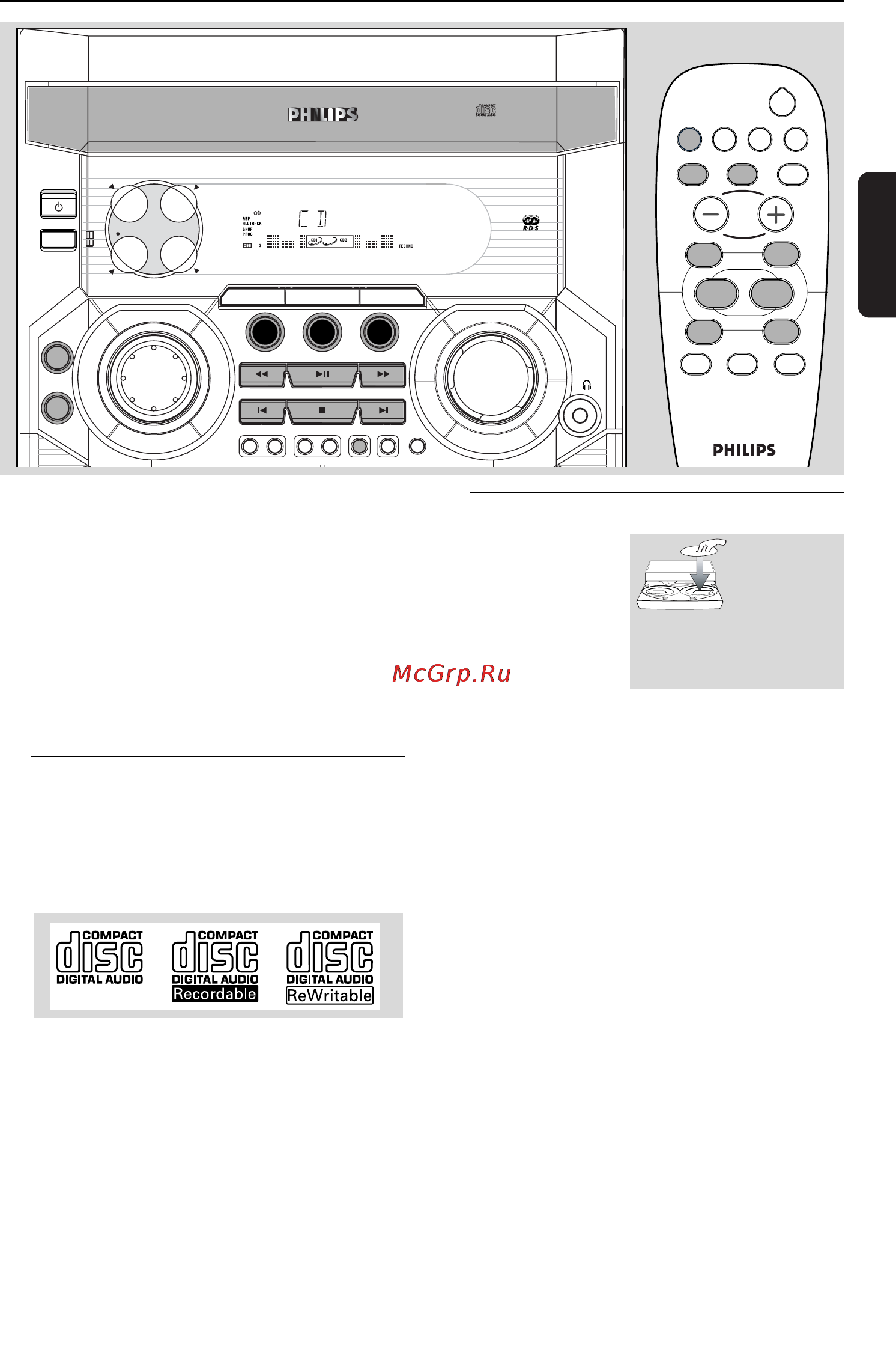 Philips FW-C355 [15/31] Работа cd
