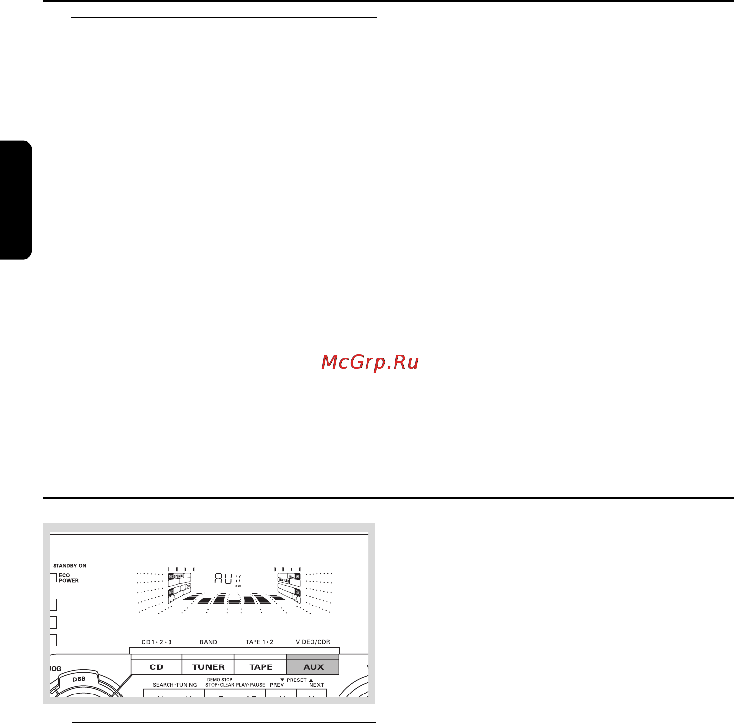 Philips FW-C390 [23/29] Работа магнитофона запись
