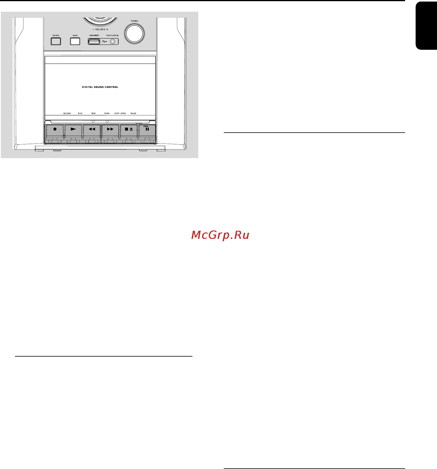 Philips FWM185 [15/24] Работа магнитофона запись
