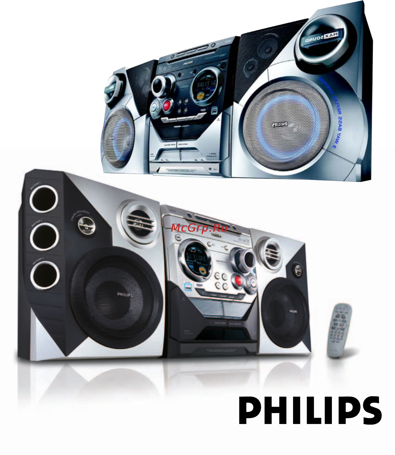 Philips FWM372 Инструкция по эксплуатации онлайн
