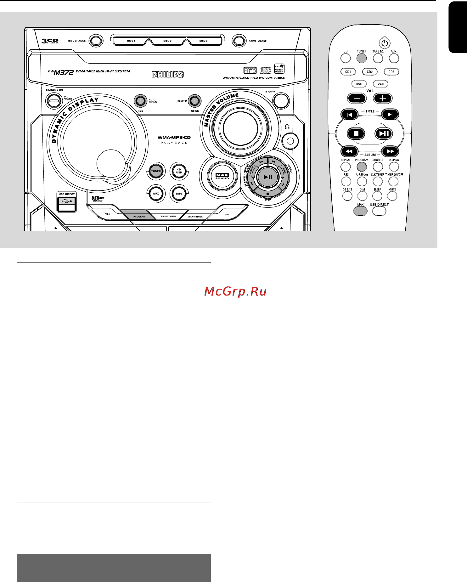 Philips FWM372 [19/32] Прием радио