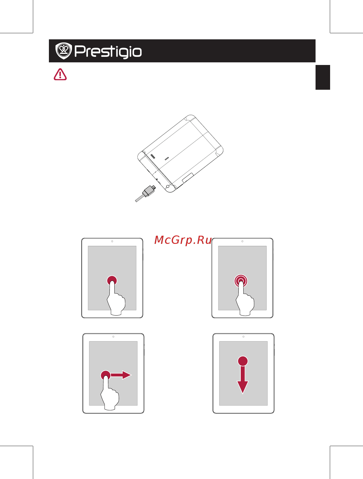 Prestigio MultiPad 4 Ultimate 8.0 3G PMP7480D3G QUAD [143/154] Parmak ucu