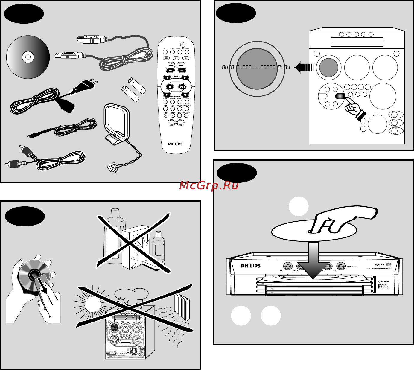 Philips FWM589 Инструкция по эксплуатации онлайн [3/29] 88583