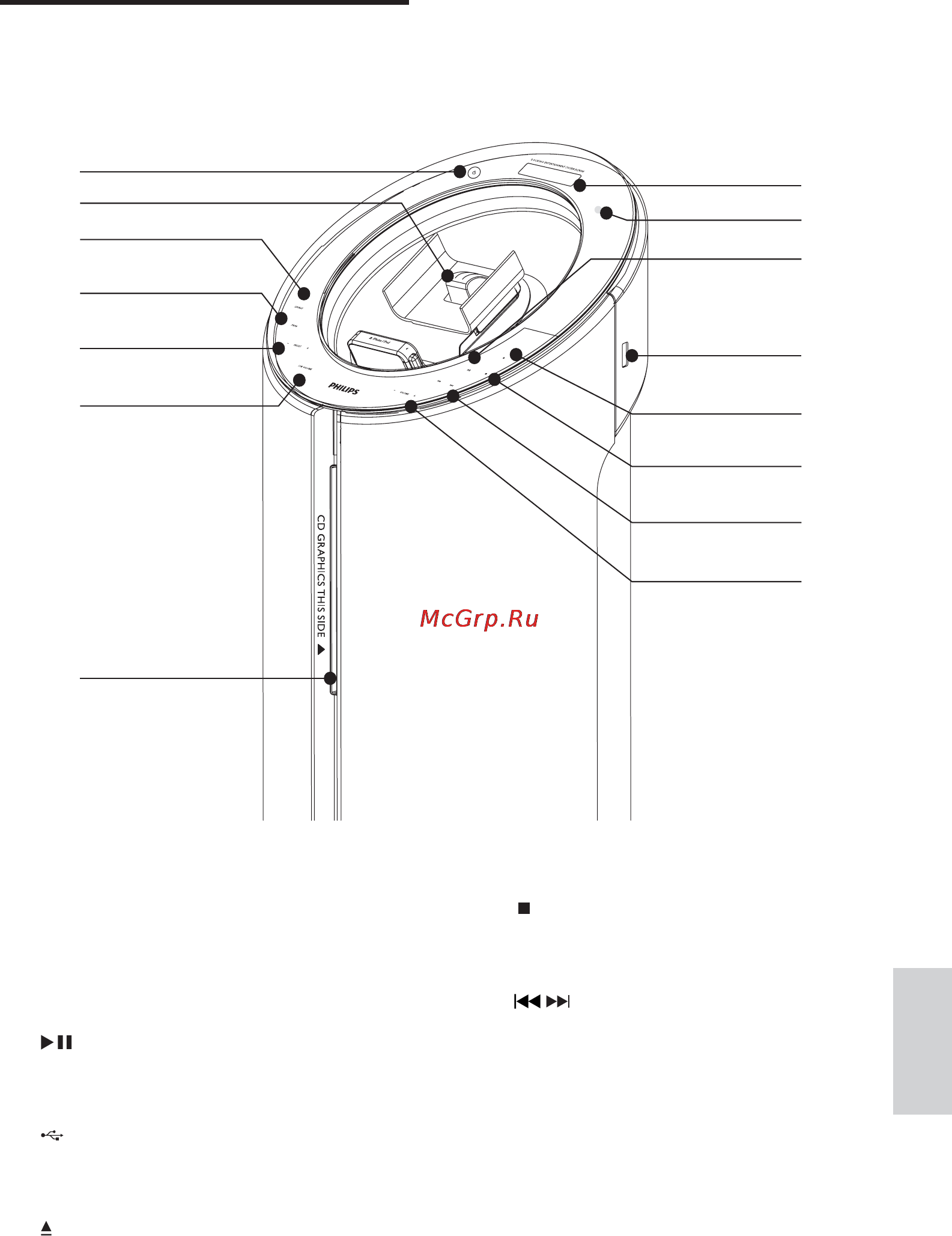 Philips DCM580 [6/24] Описание основного устройства