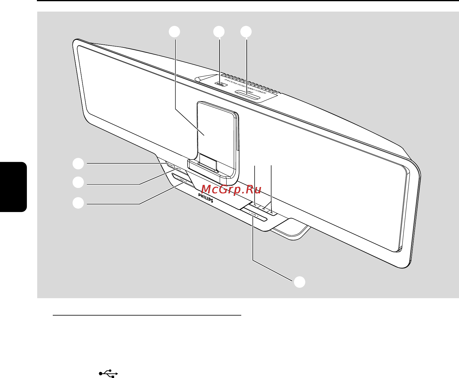 Philips DC910 [7/23] Кнопки управления