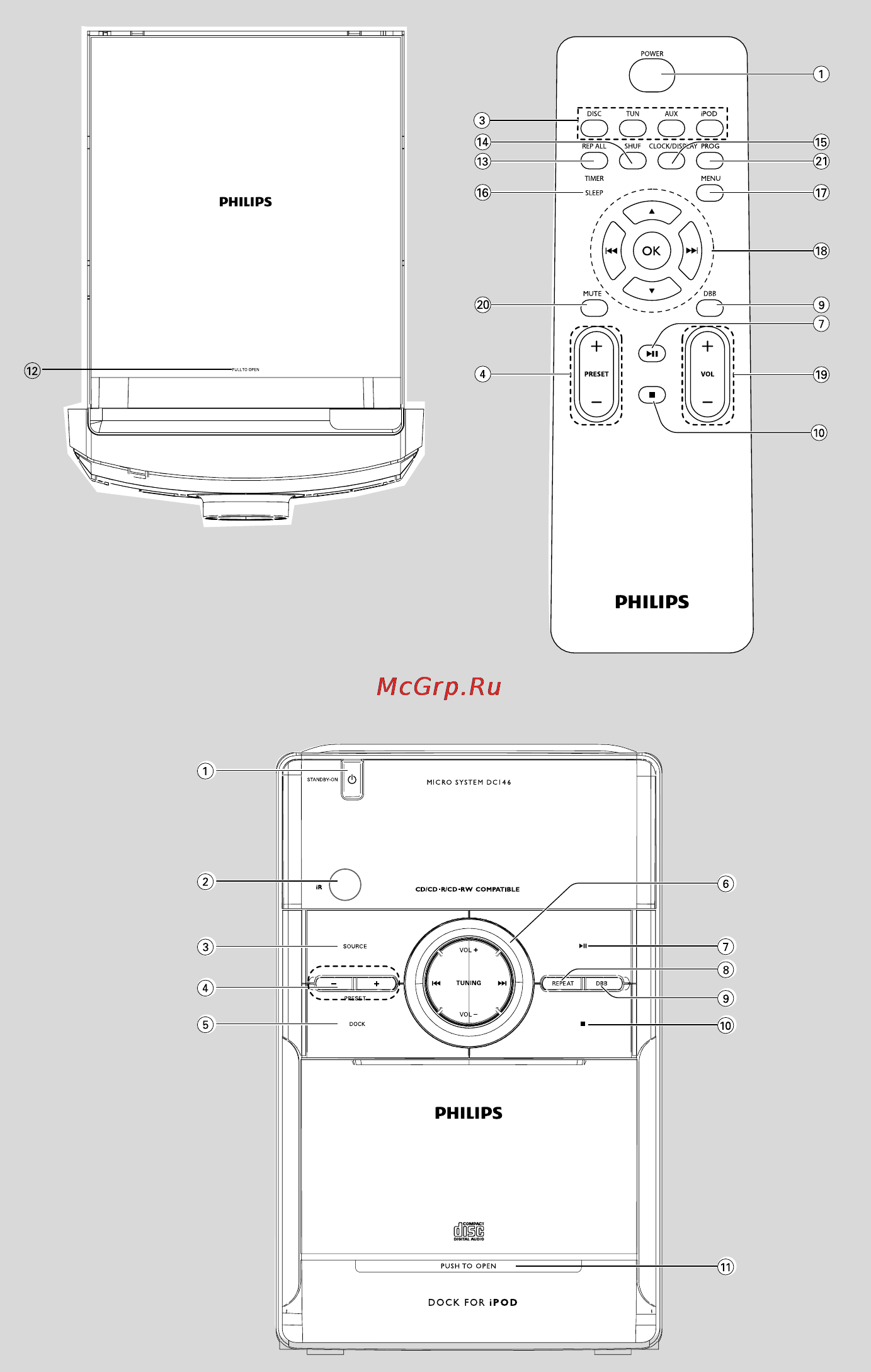 Philips DC146 Инструкция по эксплуатации онлайн [3/24] 88643