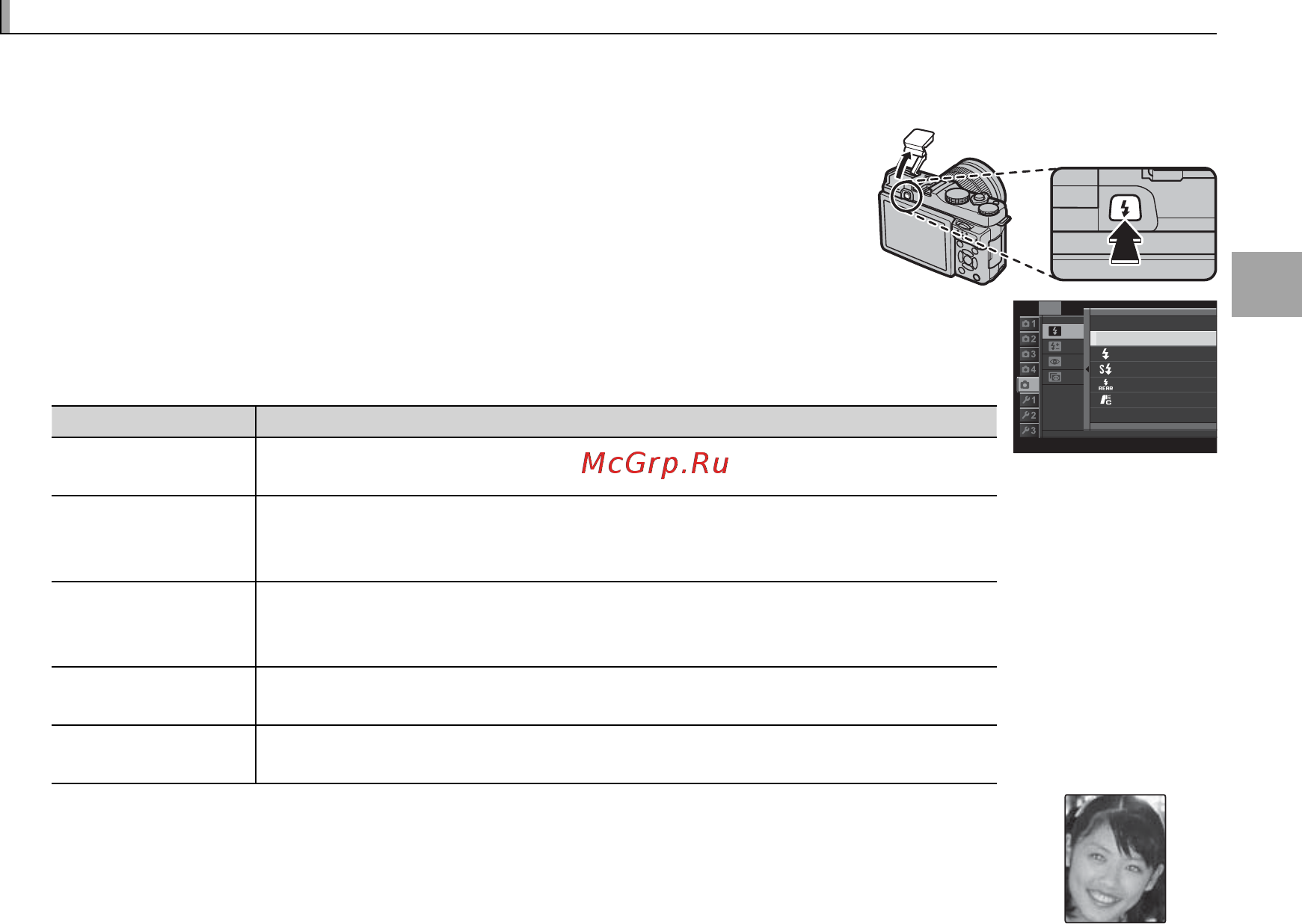 Fujifilm X-M1 Kit Brown [43/148] Использование вспышки использование вспышки
