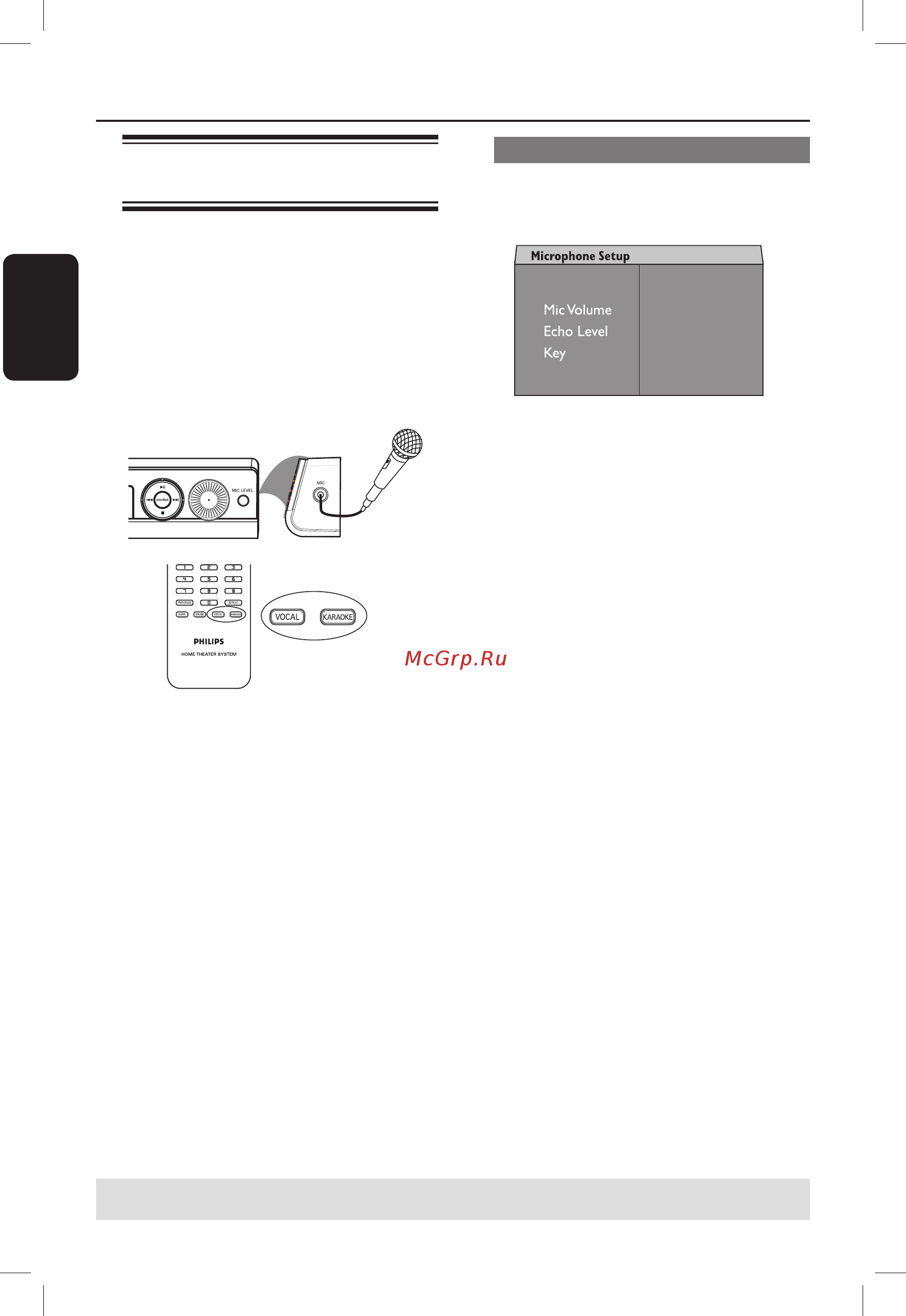 Philips HTS3455 [29/51] Операции