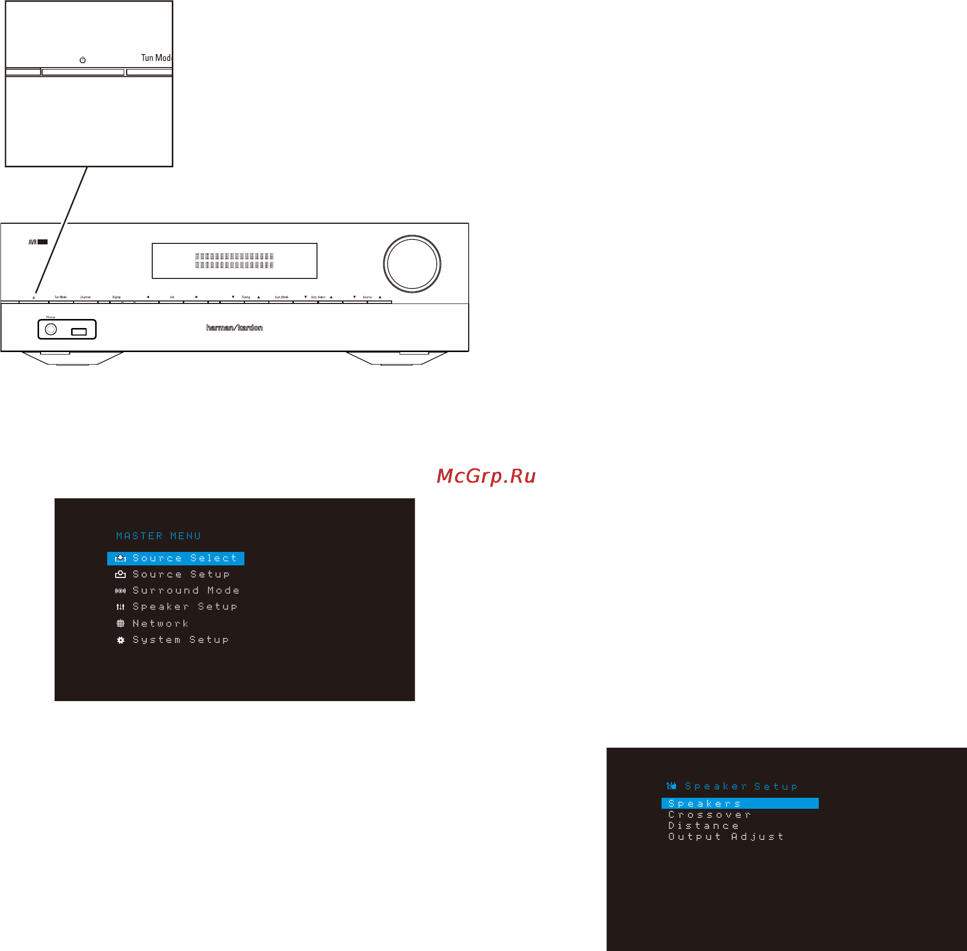 Harman/Kardon AVR 151 [20/47] Set up the avr