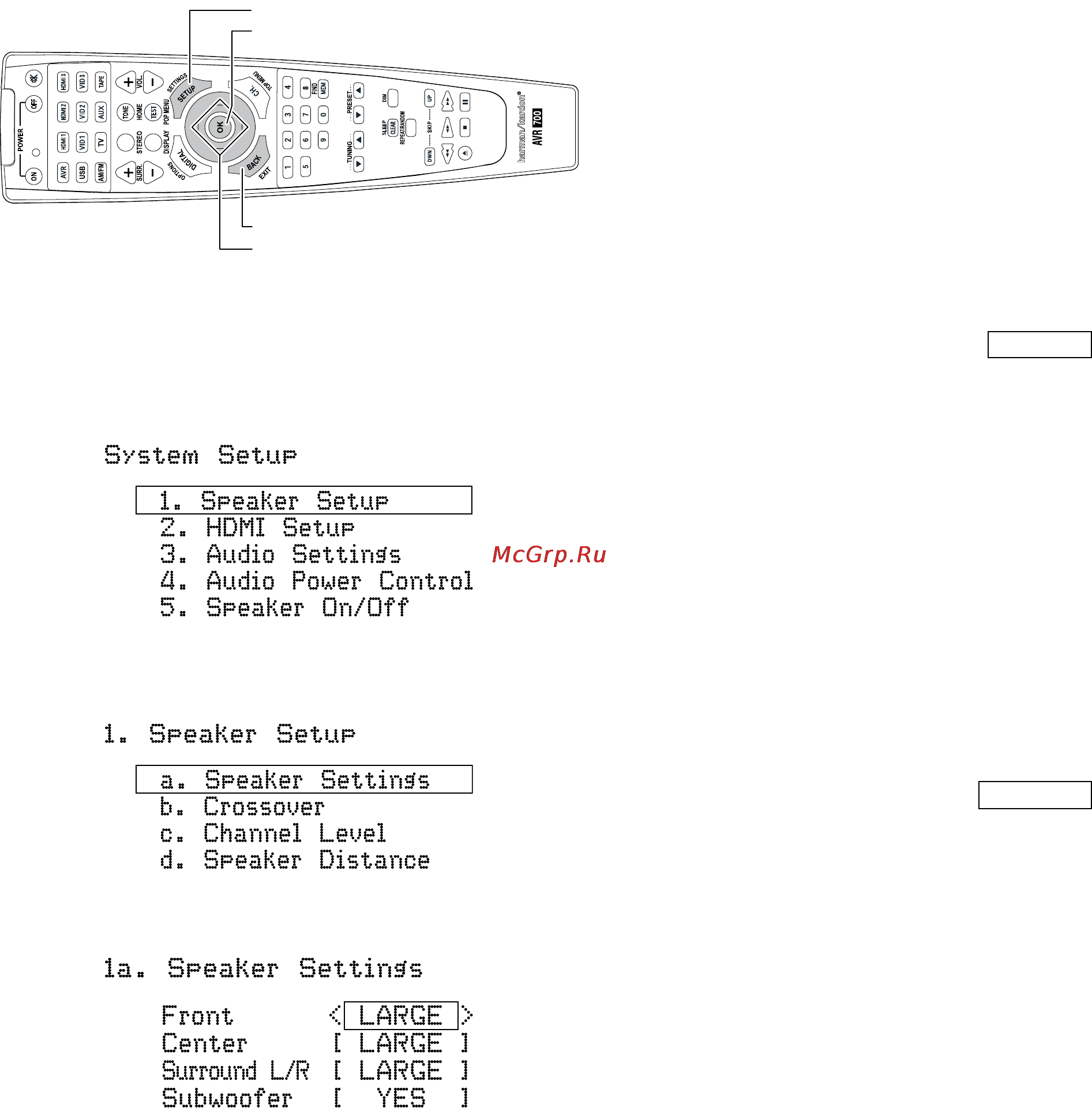 Harman/Kardon AVR 70 [103/112] Avr 700 avr 70 avr 170c