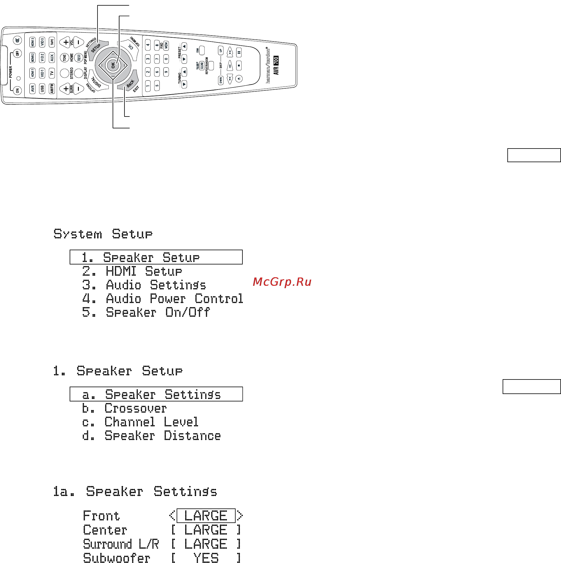 Harman/Kardon AVR 70 [55/112] Avr 700 avr 70 avr 70c