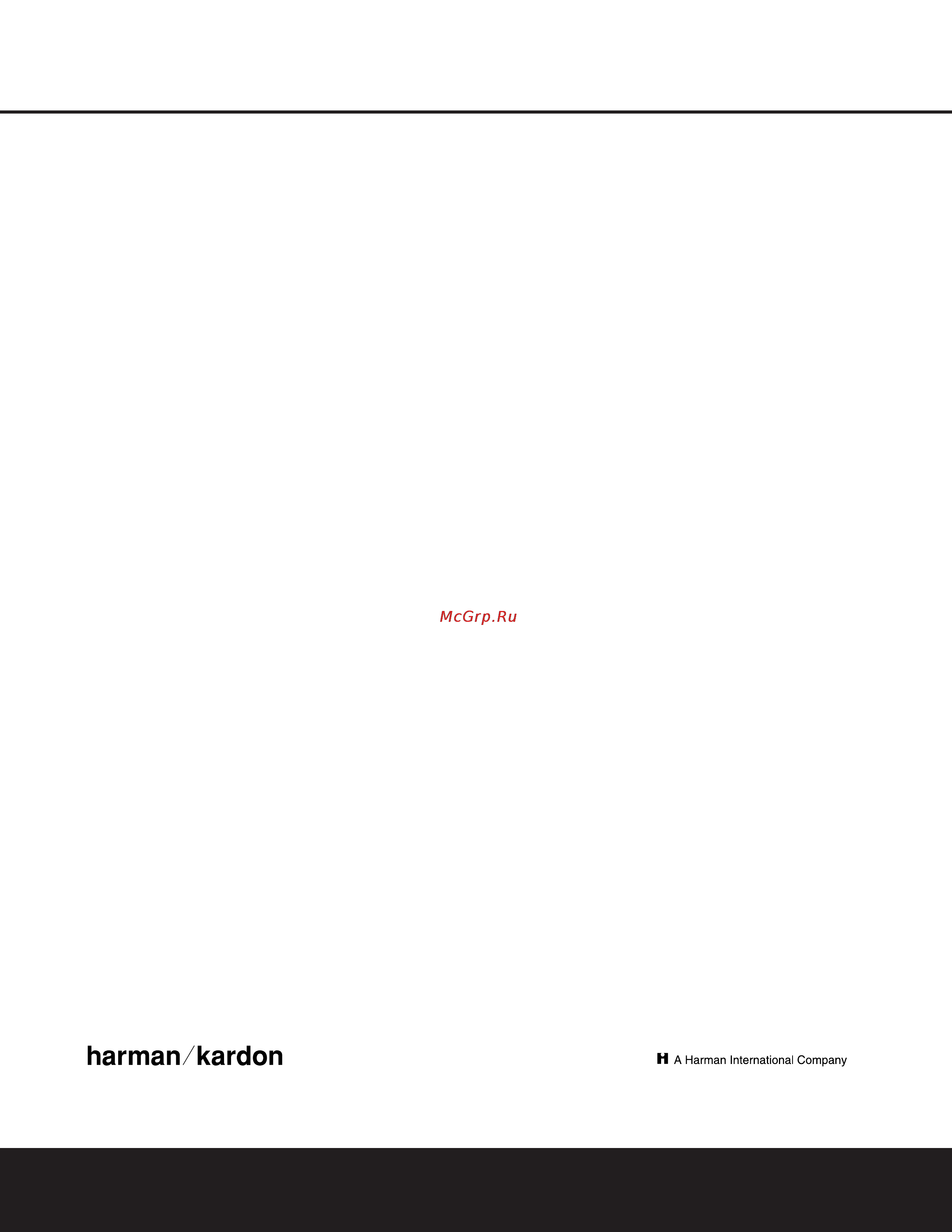 Harman/Kardon HK 3380 Инструкция по эксплуатации онлайн [20/20] 88783