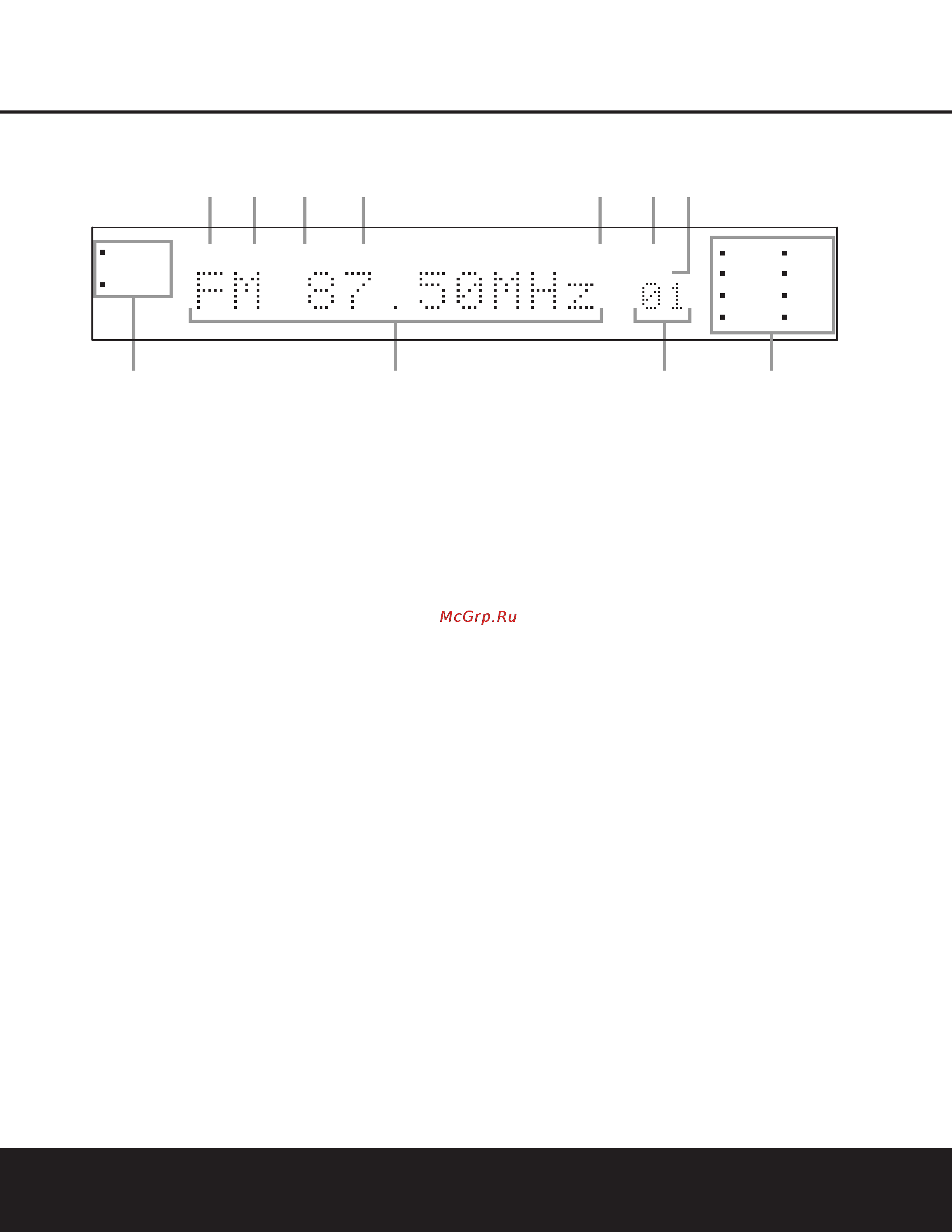 Harman/Kardon HK 3380 [7/20] Front panel information display