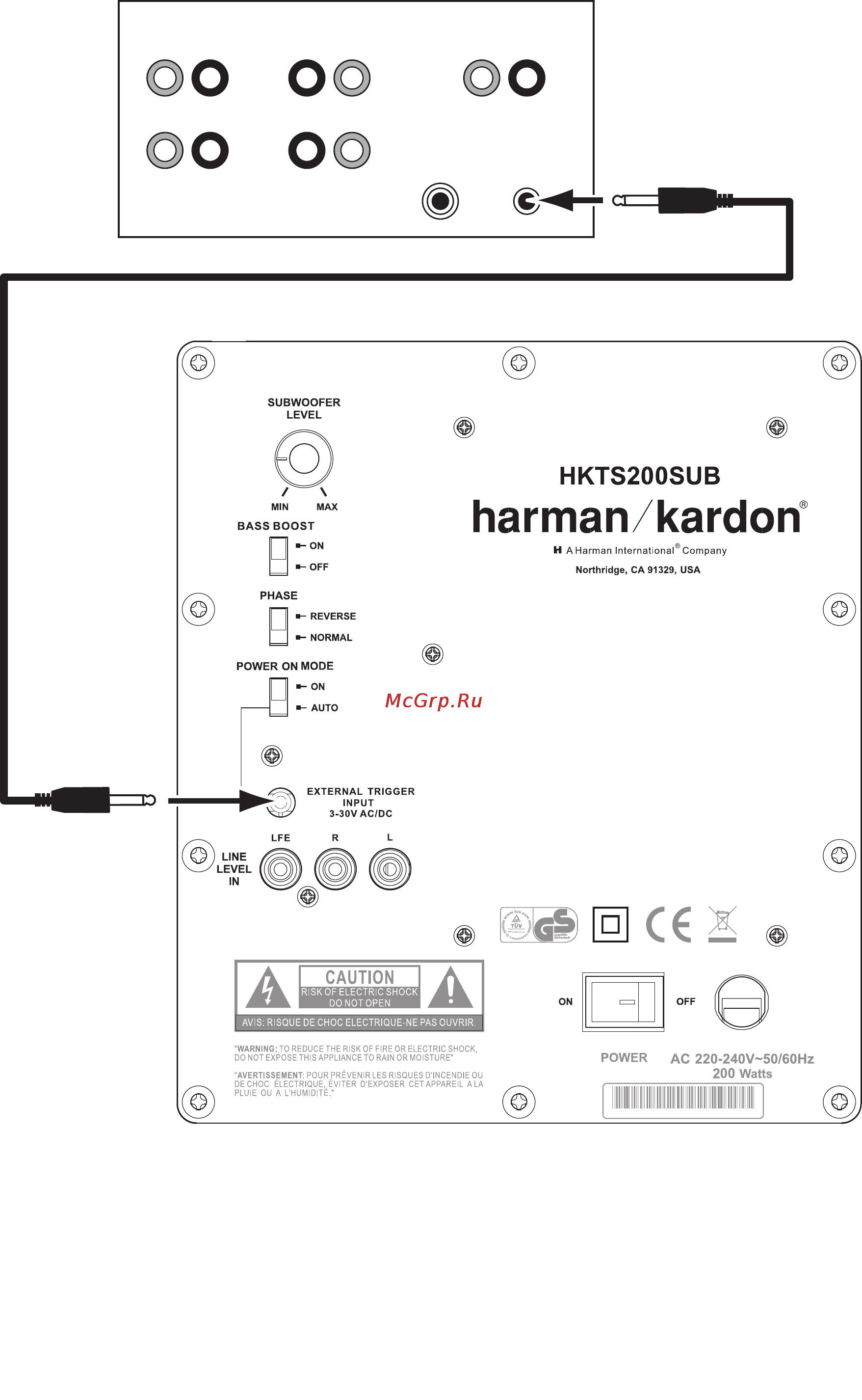 Harman/Kardon HKTS 30 Инструкция по эксплуатации онлайн [10/12] 88819