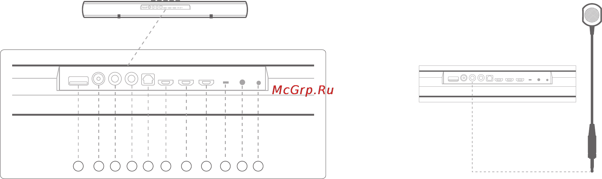 Harman/Kardon SB 26 [5/15] Sb26 rear panel controls and connections