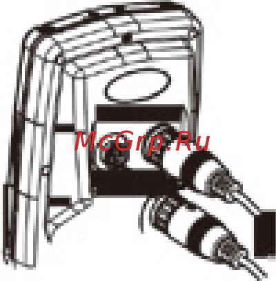 Rivotek Fisher 50 [6/36] Подключение кабеля трансдьюсера